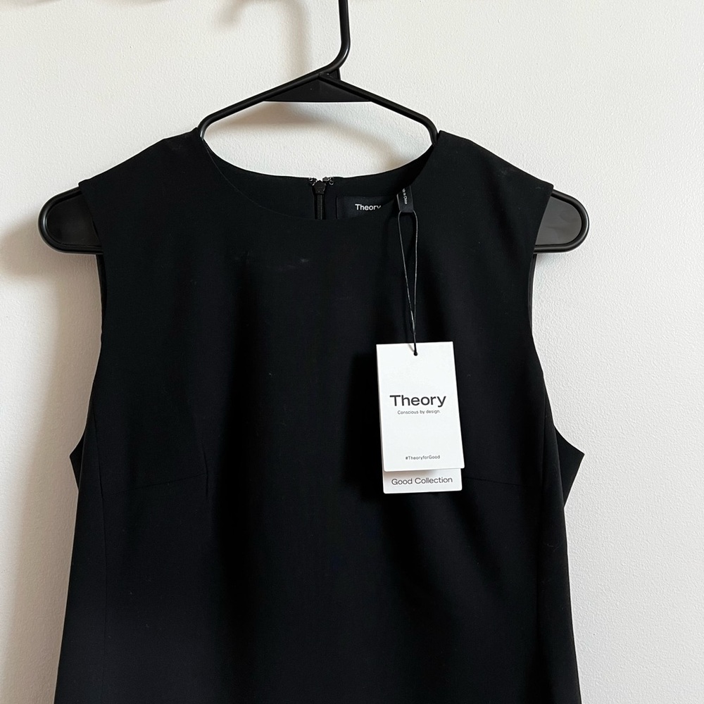 Theory Sleeveless Fitted Dress - 4 - Picture 3 of 4